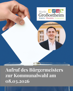 Wahlaufruf des Bürgermeisters Ralf Herbst