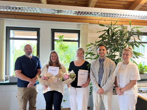 Dienstjubiläum Hock und Schuck