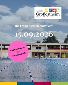 Freibad - Letzter Tag der Saison am 15.09.2026