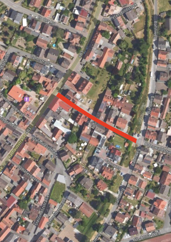 Luftbild_Vollsperrung_Schuckstraße