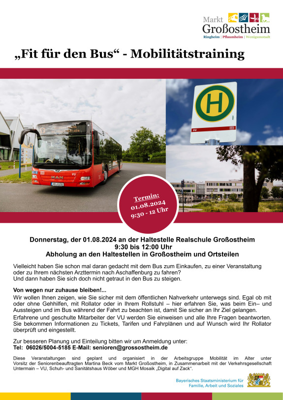 Fit für den Bus