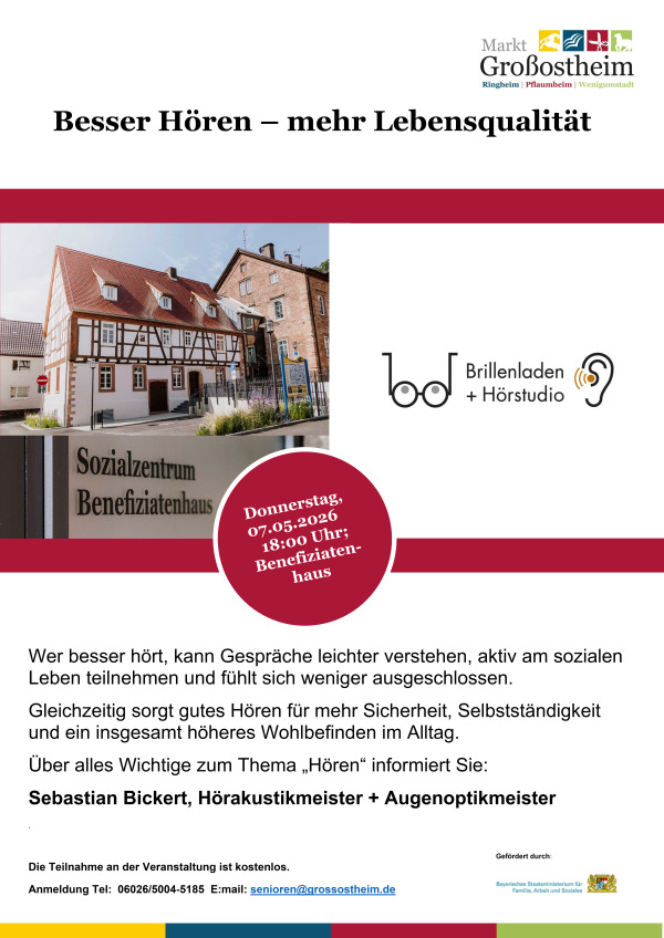 Besser Hören - mehr Lebensqualität