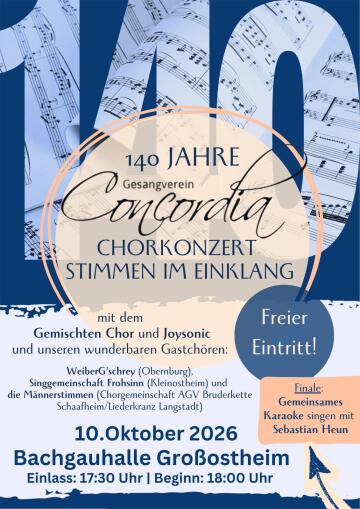 Plakat zum Konzert am 10.10.2026 Plakat zum Konzert am 10.10.2026