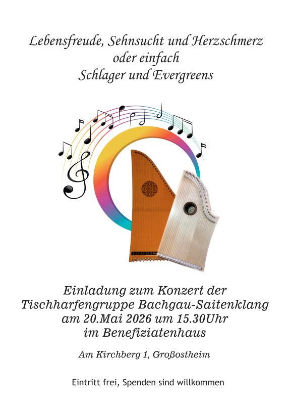 Plakat Tischharfengruppe