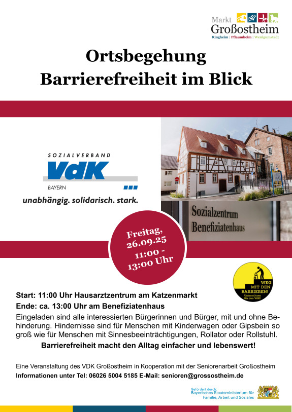 Begehung Barrierefreiheit