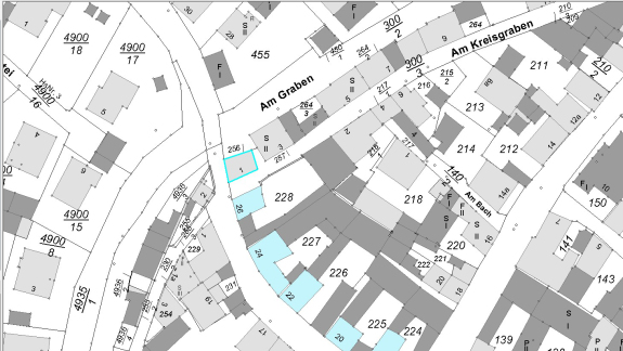 Lageplan Am Kreisgraben 1