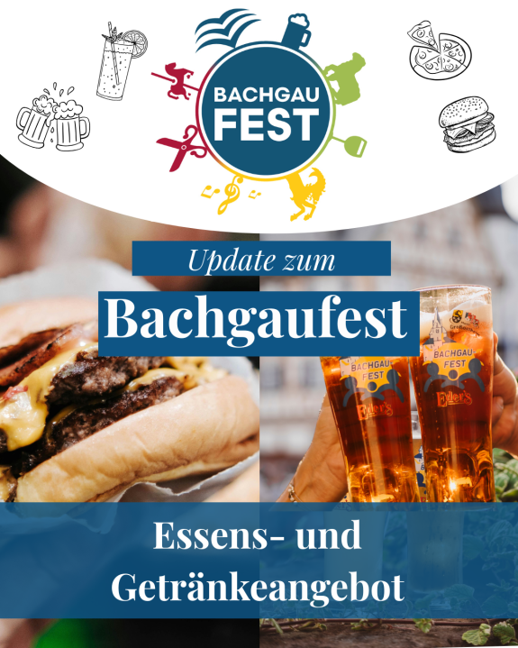 Bachgaufest - Essens- und Getränkeangebot 