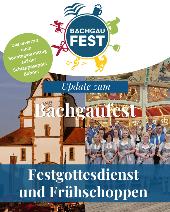 Bachgaufest - Festgottesdienst _ Frühschoppen