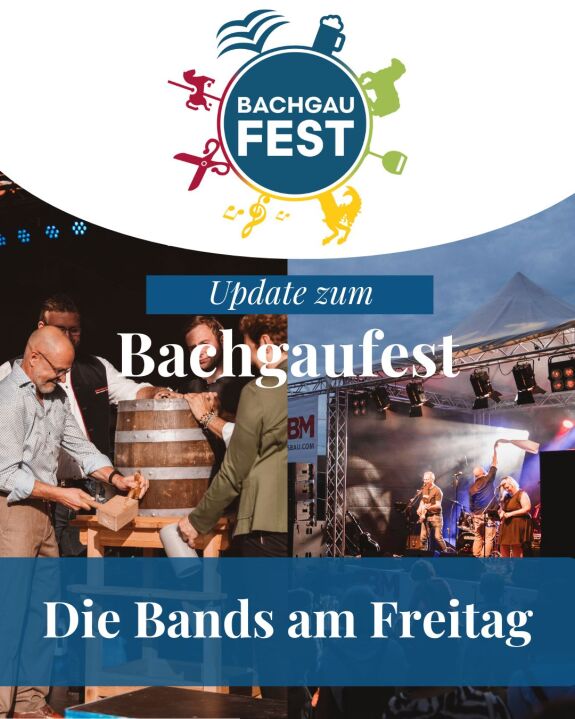 Bachgaufest Bands Freitag