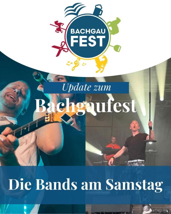 Bachgaufest Bands Samstag