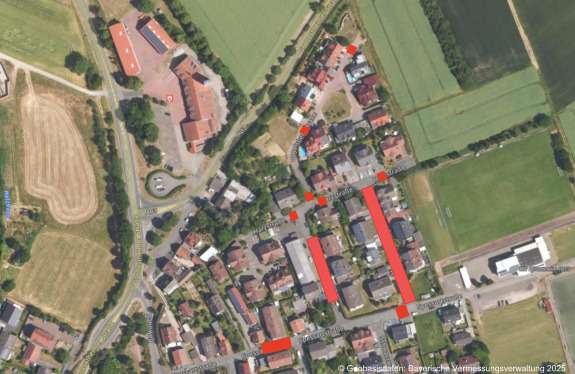 Luftbild_Bekanntmachung_Vollsperrung_Vogelsbergstr_Harzstr_Eifelstr_Hunsrückstraße_Spessartstr